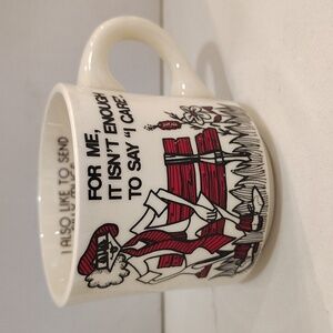 Ms. Liz Barbara Jo Slate ceramic vintage mug silly mugs